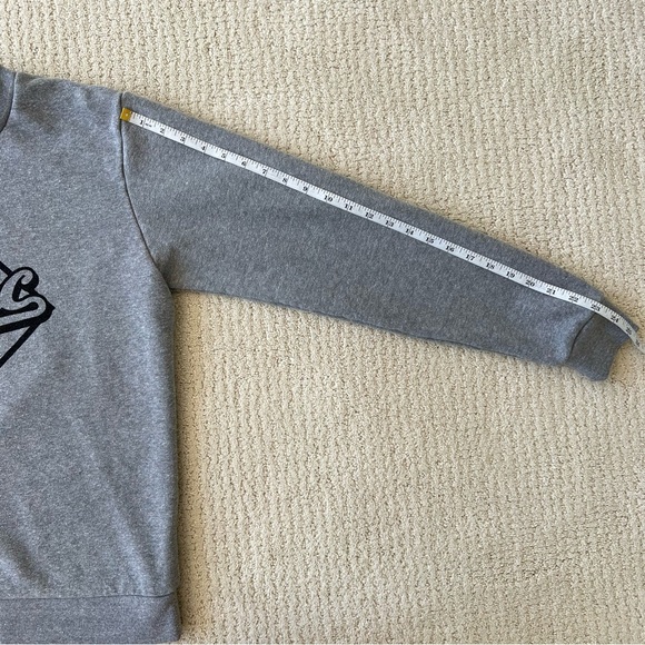 A.P.C. Sherman Gray Crewneck Graphic Logo Pullover Long Sleeve Sweatshirt S - Picture 12 of 15